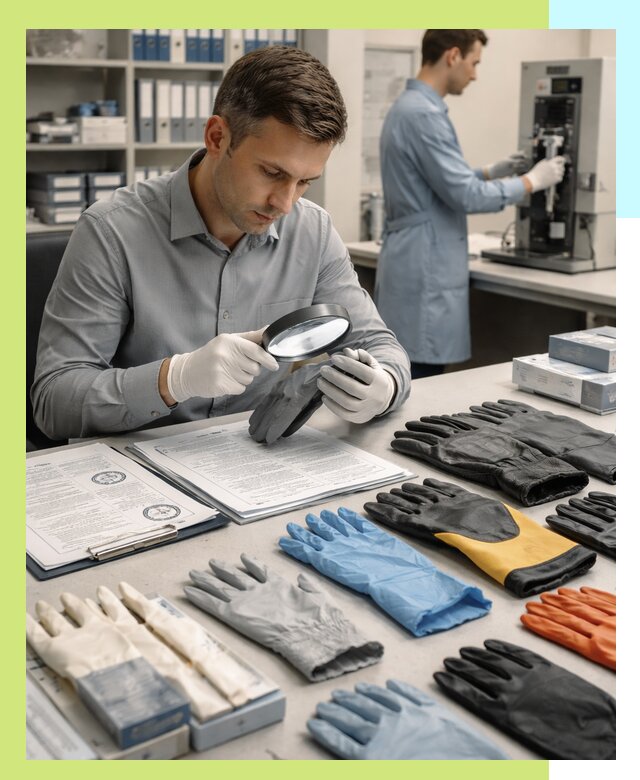 Сертификация перчаток и средств защиты продукции в Минусинске