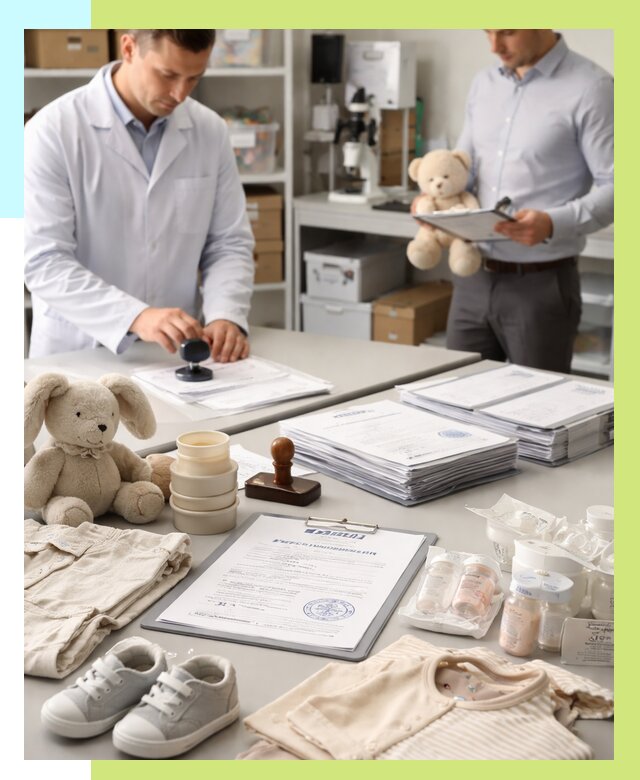 Сертификация детских товаров в Минусинске от 15242 р. | Алешин-Мнс