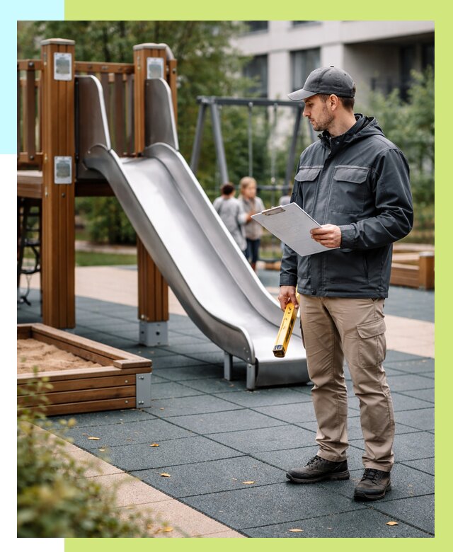 Сертификация детских площадок в Минусинске от 25403 р. | Алешин-Мнс