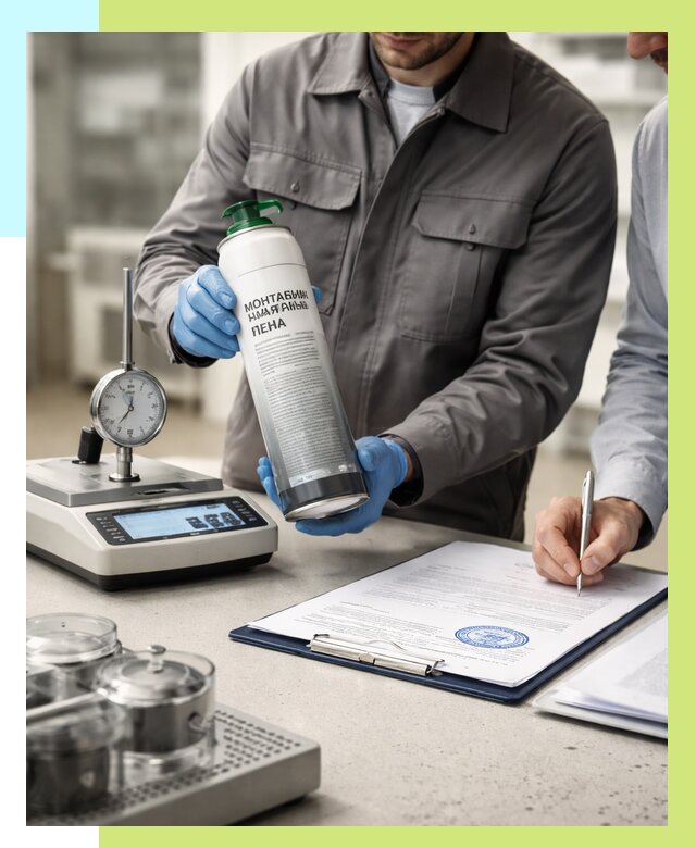 Сертификация монтажной пены в Минусинске от 15242 р. | Алешин-Мнс