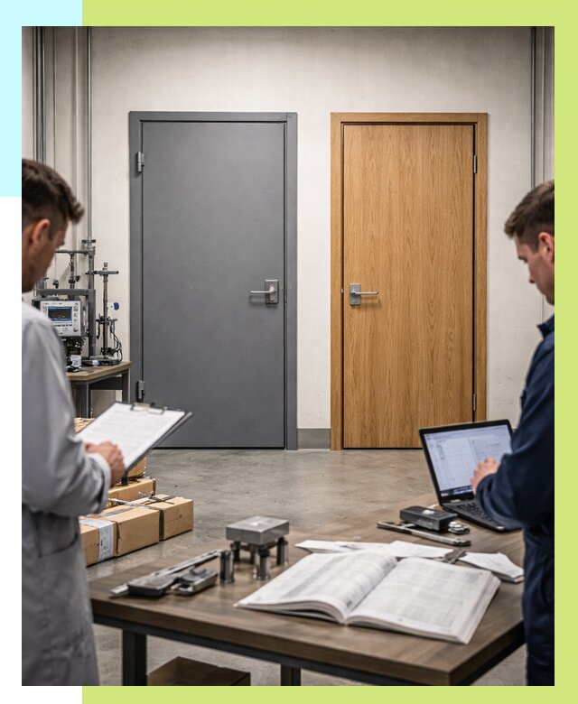 Сертификация дверей в Минусинске от 8129 р. под ключ | Алешин-Мнс