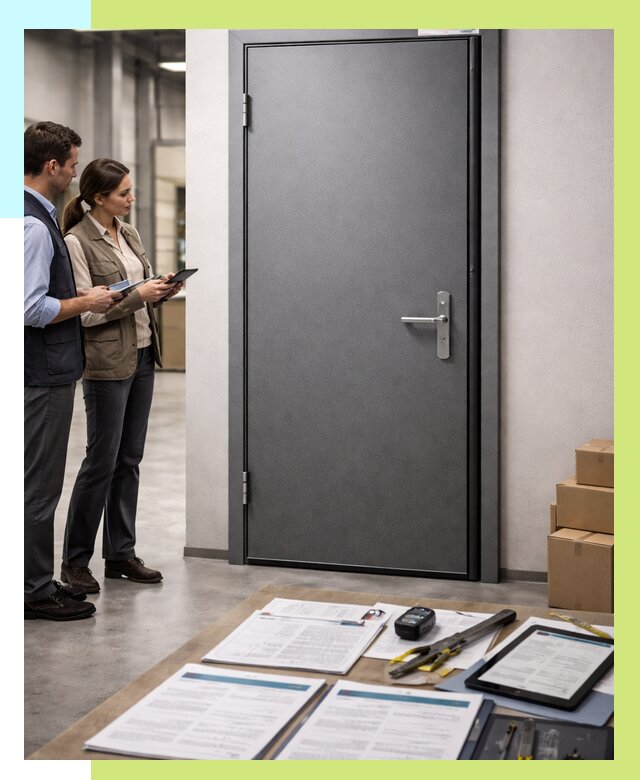 Сертификация противопожарных дверей в Минусинске от 9145 р. | Алешин-Мнс