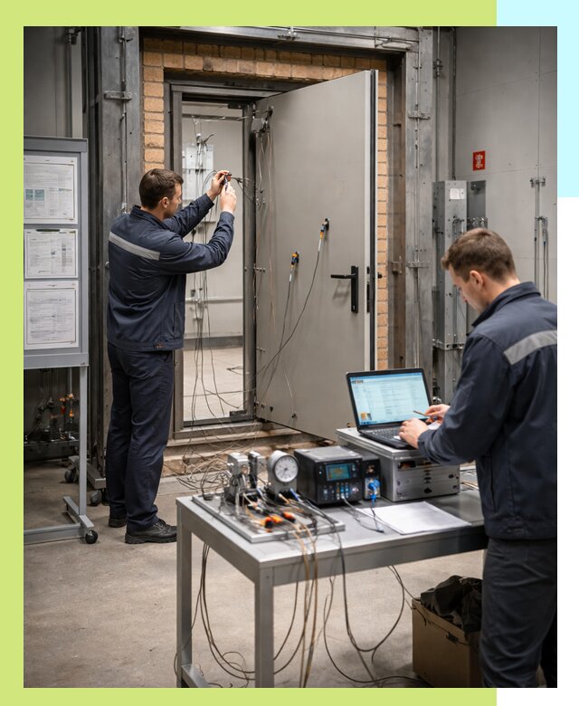 Сертификация противопожарных дверей в Минусинске по ГОСТ и ТР