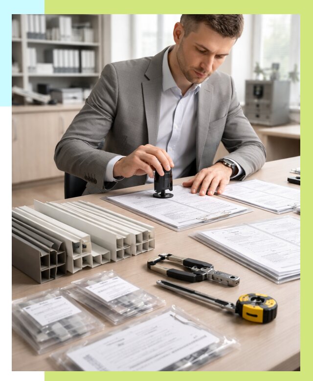 Сертификация ПВХ продукции в Минусинске от 8637 р., Алешин-Мнс