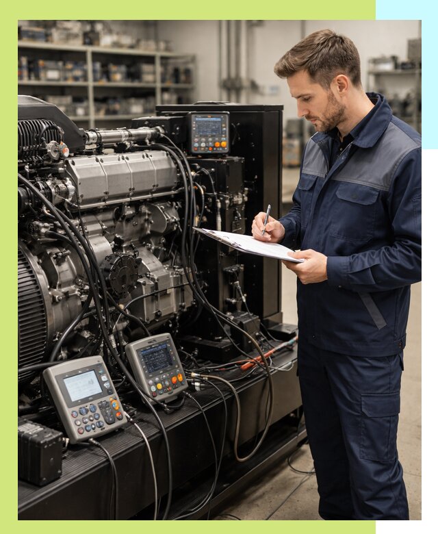 Сертификация дизельных генераторов и их оборудования в Минусинске