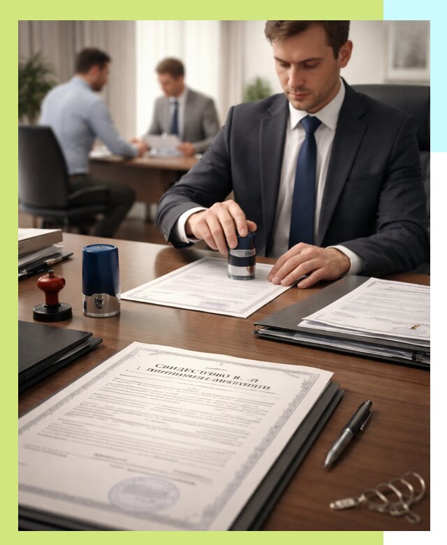 Оформление свидетельства о государственной регистрации в Минусинске