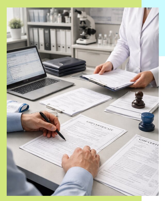 Оформление сертификата GMP в Минусинске для фармпроизводства