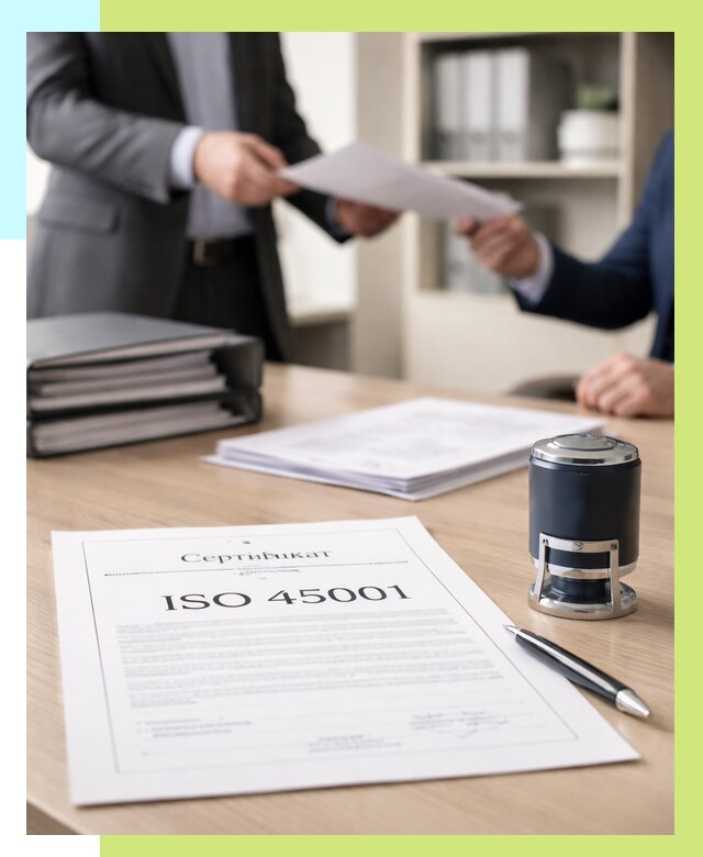 Сертификат ISO 45001 в Минусинске под ключ от 45725 р. | Алешин-Мнс