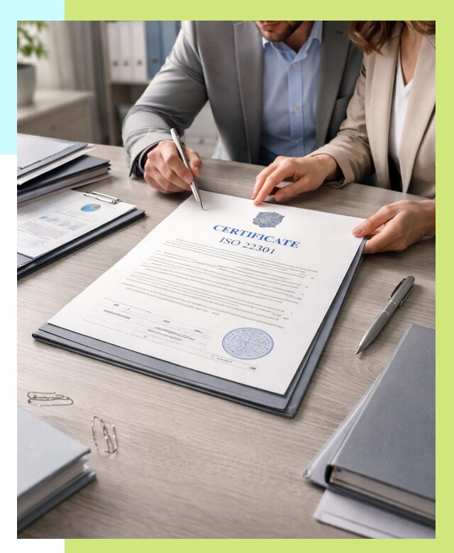 Сертификат ISO 22301 в Минусинске от 45725 р. | Алешин-Мнс срочно