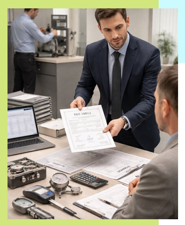 Выдача сертификата ISO 10012 по требованиям метрологии в Минусинске