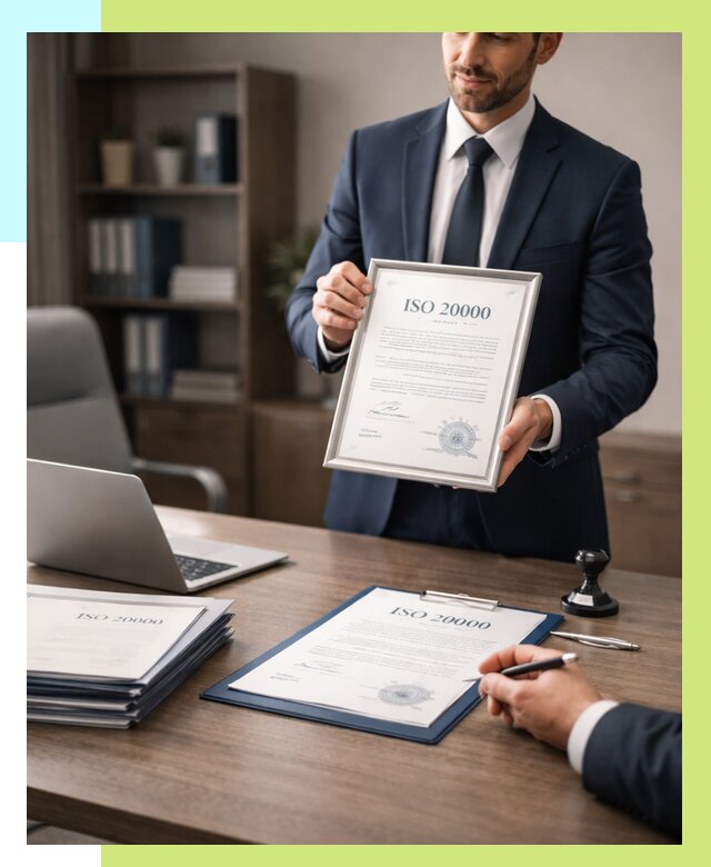 Сертификат ISO 20000 в Минусинске под ключ от 121932 р., Алешин-Мнс