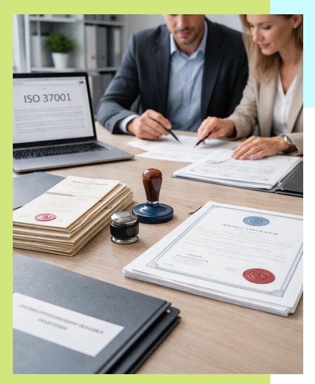 Получение сертификата ISO 37001 по системе борьбы с коррупцией в Минусинске